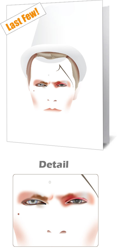 David Bowie Ashes To Ashes Notecard £3.99