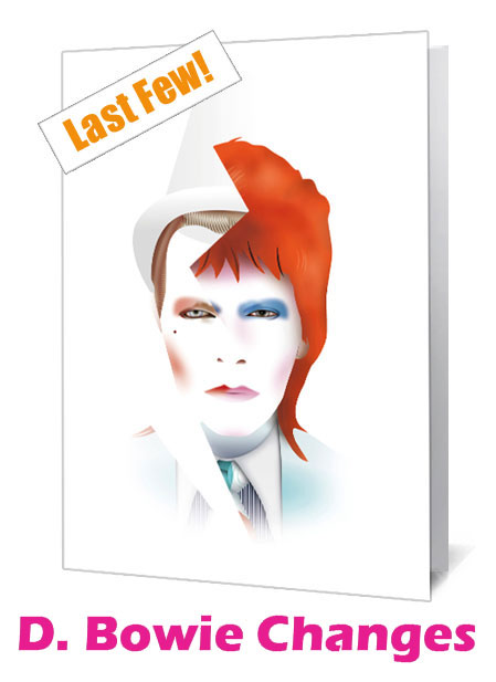 David Bowie Changes Notecard £3.99