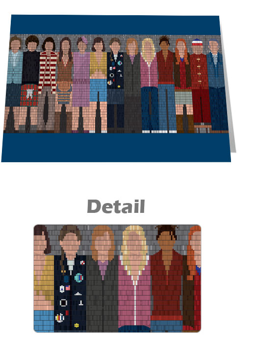 Dr Who DNA 13 Companions Notecard £3.99