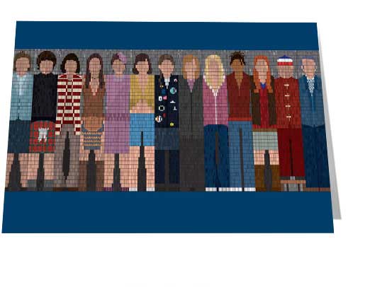 Dr Who DNA 13 Companions Notecard £3.99