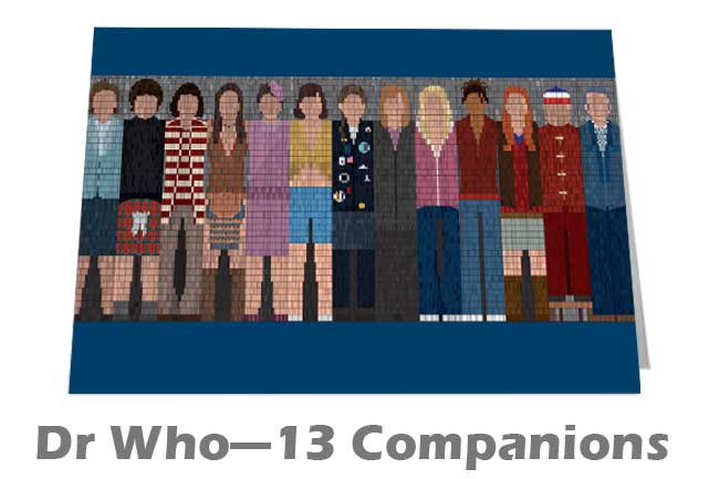 Dr Who DNA 13 Companions Notecard £3.99