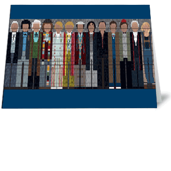 Dr Who DNA - 13 Dr's Card