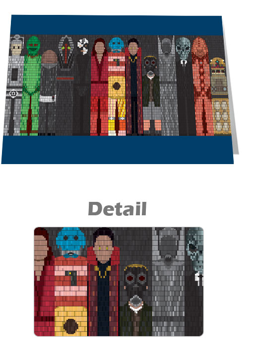 Dr Who DNA 13 Enemies Notecard £3.99