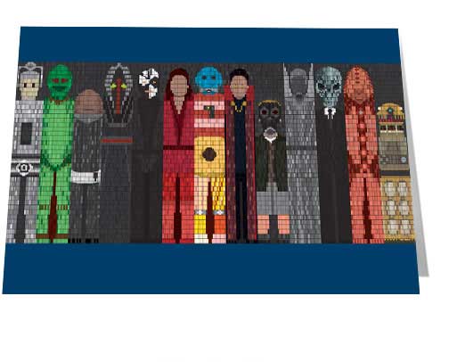 Dr Who DNA 13 Enemies Notecard £3.99
