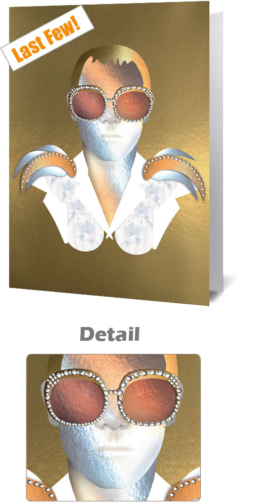 Elton John Notecard £3.99