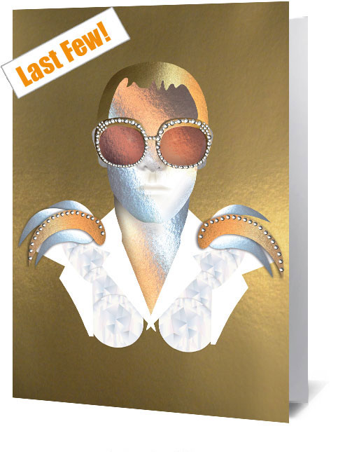 Elton John Notecard £3.99