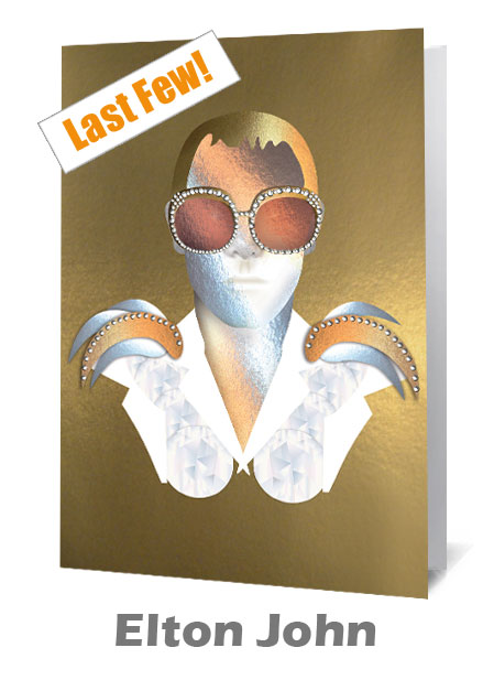 Elton John Notecard £3.99