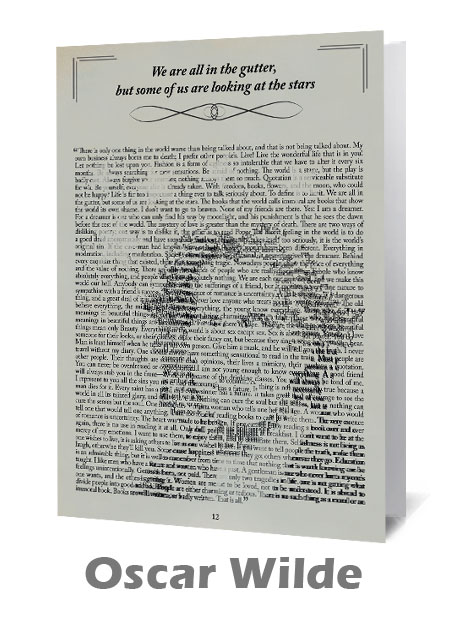 Oscaar Wilde Notecard £3.99