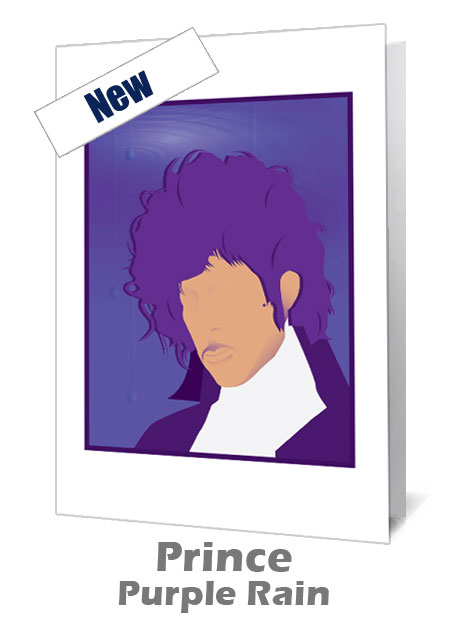 Prince Purple Rain Notecard £3.99