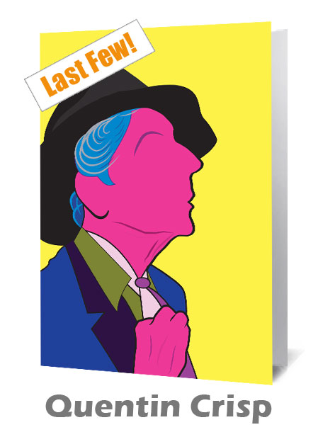 Quentin Crisp Notecard £3.99