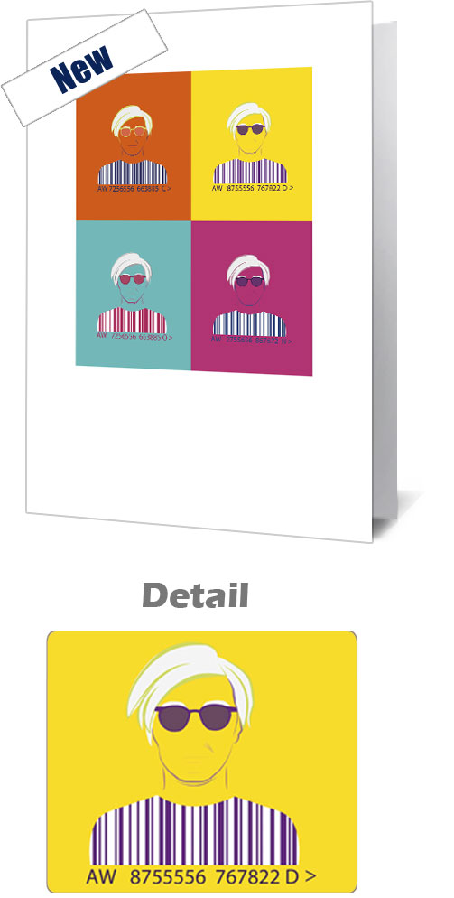 Andy Warhol Notecard £3.99