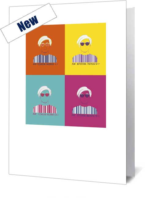 Andy Warhol Notecard £3.99