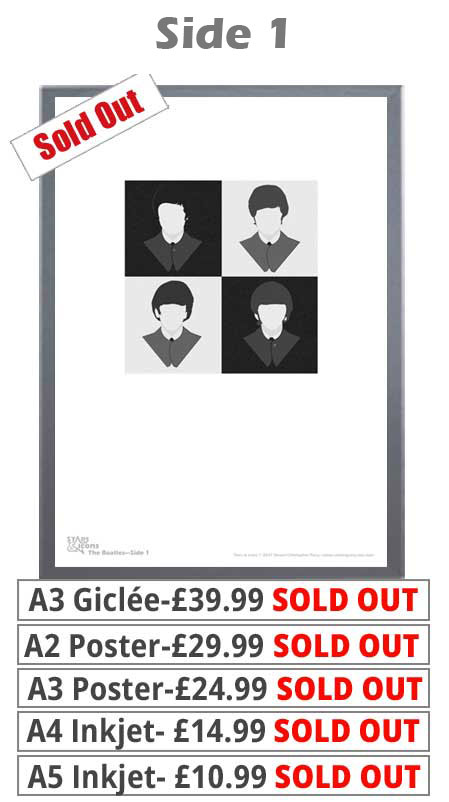 The Beatles Side 1  Print