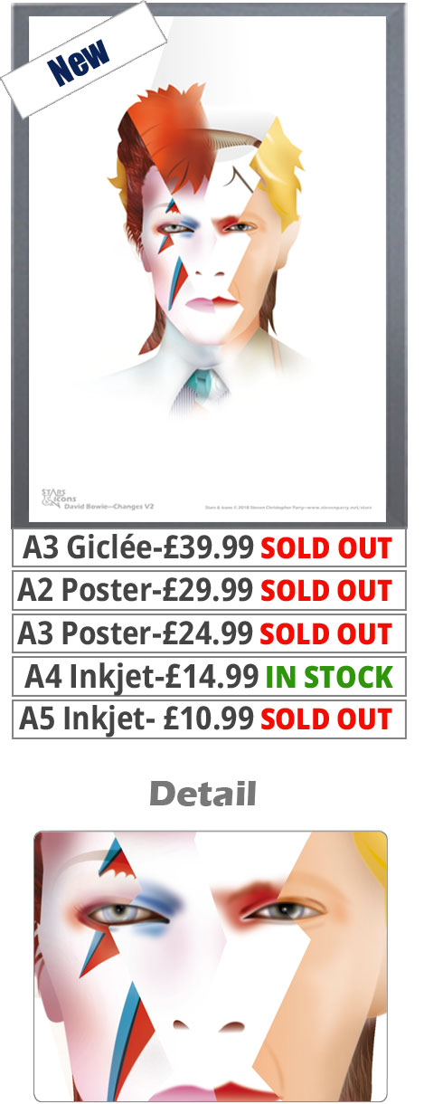 David Bowie Changes V2 Print - Price From 10.99