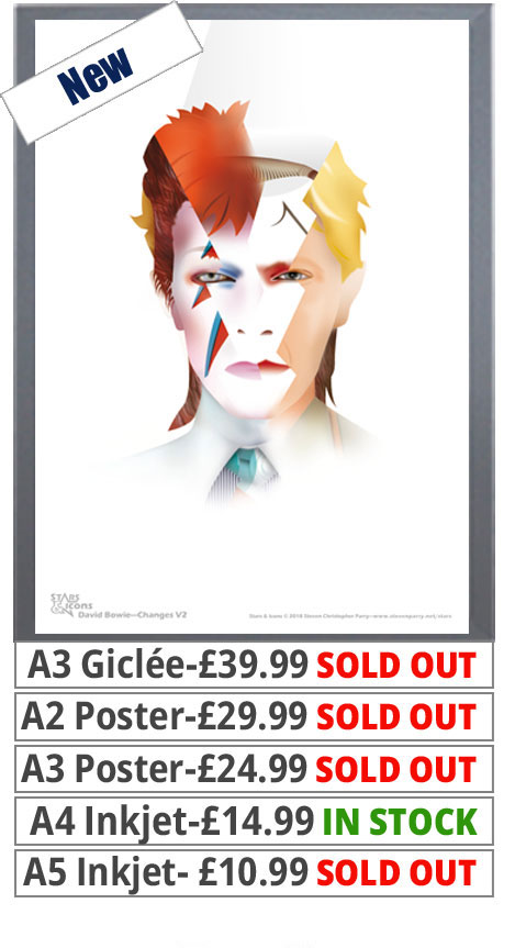 David Bowie Changes V2 Print - Price From 10.99