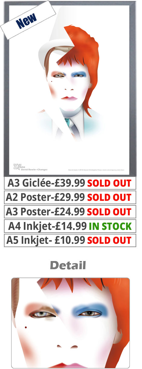 David Bowie Changes Print - Price From 10.99