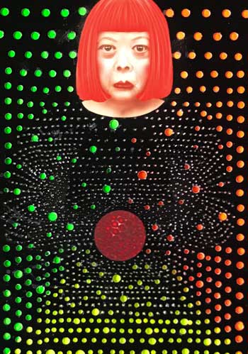 Yayoi Kusama - Infinity 1 Framed Print