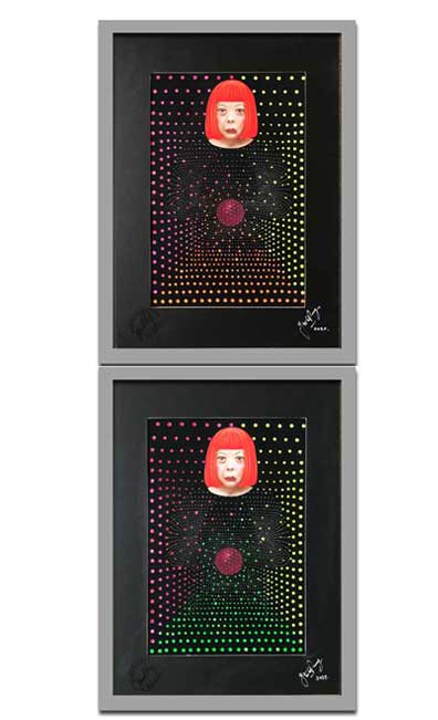 Yayoi Kusama - Infinity Zoom Collection 2 Framed Prints