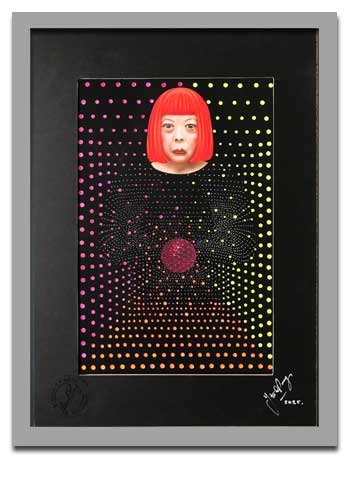 Yayoi Kusama - Infinity Zoom 1 Framed Print
