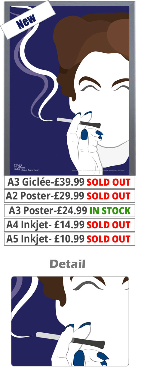 Joan Crawford Print - Price From 10.99