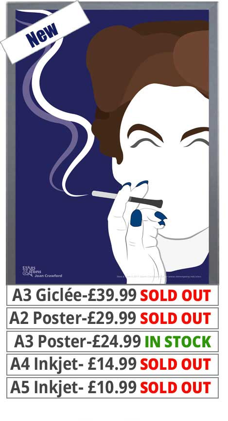 Joan Crawford Print - Price From 10.99