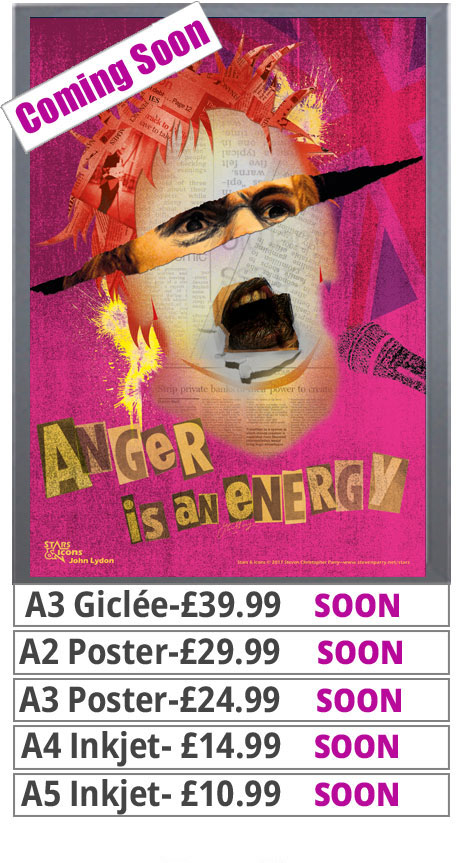John Lydon Print - Price From 10.99