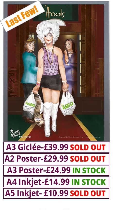 Drag Icons Lily Savage Print - Price From 10.99