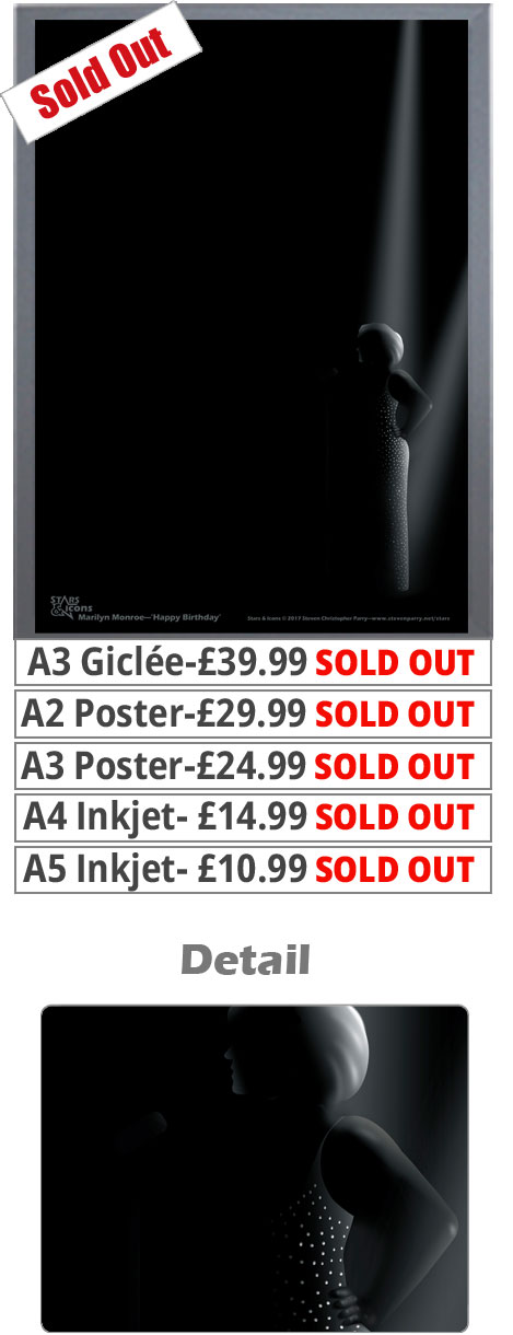 Marilyn Monroe Happy Birthday  Print - Price From 10.99