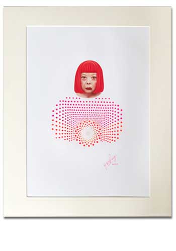 Yayoi Kusama 2 Mounted Print