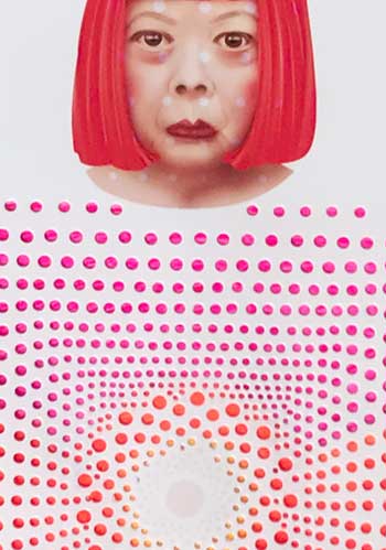 Yayoi Kusama 2 Mounted Print