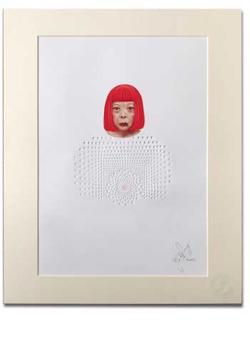 Yayoi Kusama 3 Mounted Print