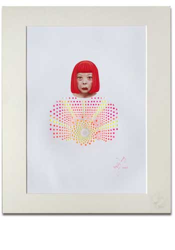 Yayoi Kusama 4 Mounted Print