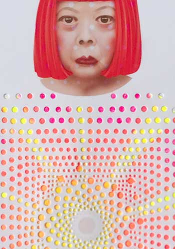 Yayoi Kusama 4 Mounted Print