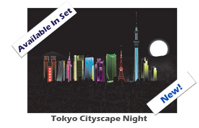 Tokyo Night Notecard