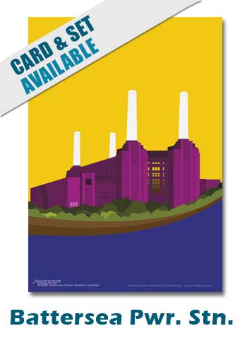 Battersea Power Station Day Print