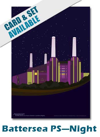 Batterse Power Station Night Print