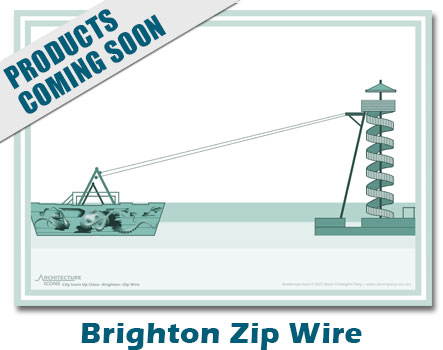 Brighton Zip Wire Print