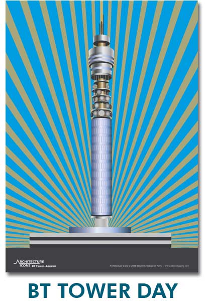 BT Tower Day Print