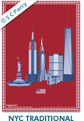 New York Traditional Print