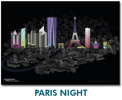 Paris Night Print