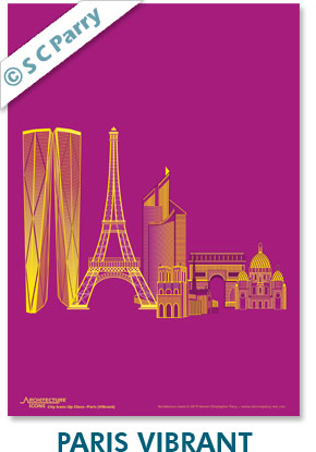 Paris Vibrant Print