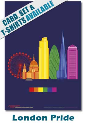 City Icons Up Close London Pride Print
