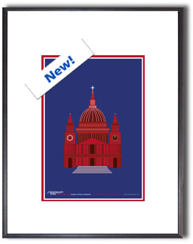 St Pauls-London Print