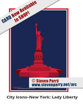 Stars & Icons series New York Statue Of Liberty-copyright 2019 Steven Christopher Parry not for commercial use www.stevenparry.net/iands.html