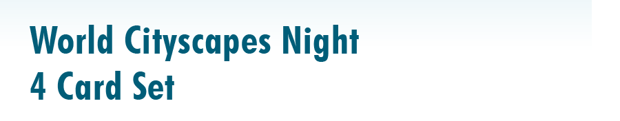 London SW To SE Night- 4 card set