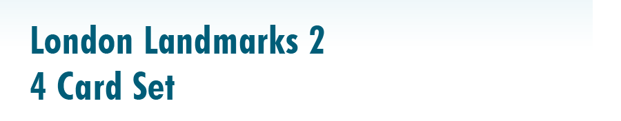 London Landmarks (2)- 4 card set