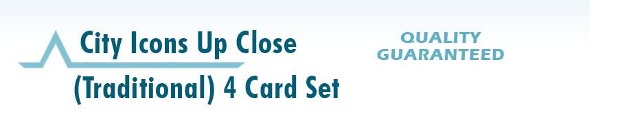 Up Close traditional card set