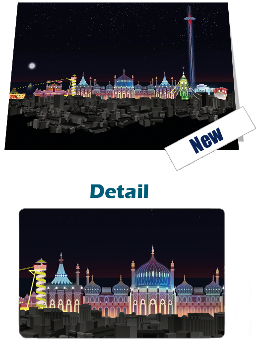 Brighton Night Notecard £3.99