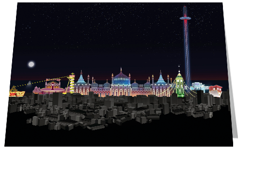 Brighton Night Notecard £3.99