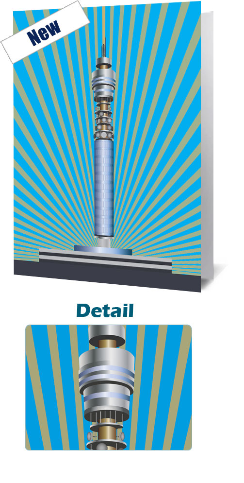 BT Tower Day Notecard £3.99